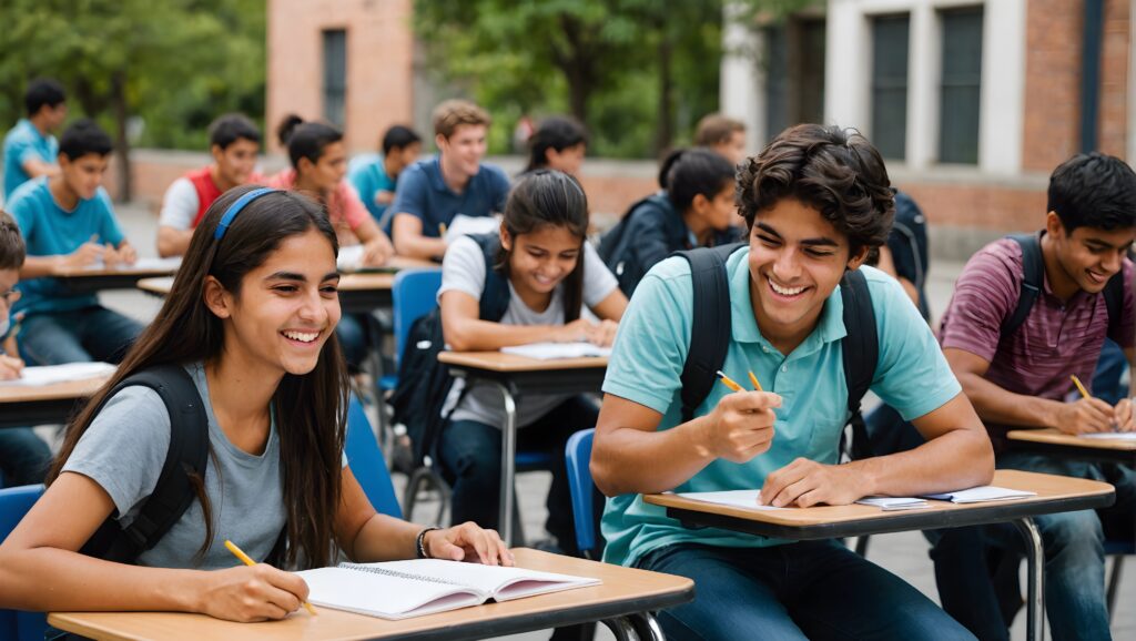 Estudiantes de EvAU